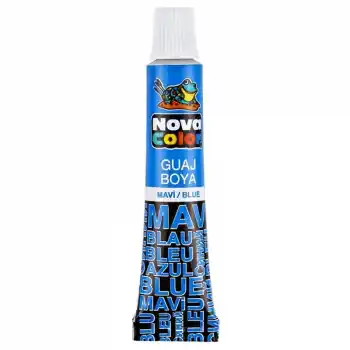 NOVA COLOR GUAJ BOYA TÜP MAVİ NC-117