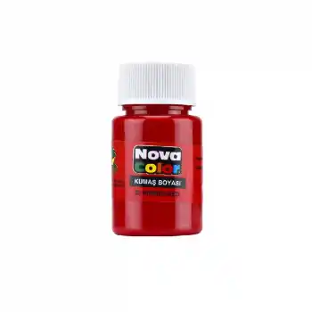 NOVA COLOR KUMAŞ BOYASI KIRMIZI NC-160