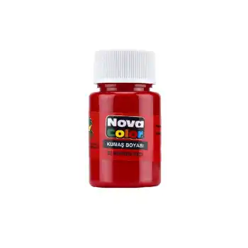 NOVA COLOR KUMAŞ BOYASI KIRMIZI NC-160