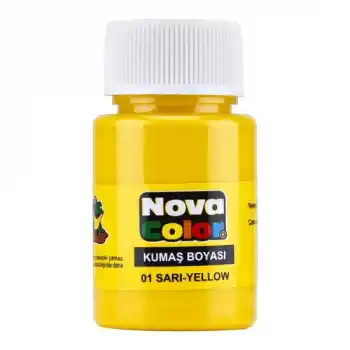 NOVA COLOR 10 RENK KUMAŞ BOYASI 10 LU ŞİŞE NC-194