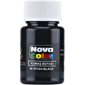 NOVA COLOR KUMAŞ BOYASI SİYAH NC-164