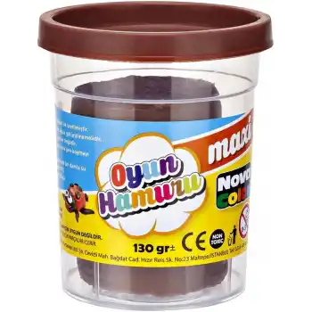NOVA COLOR MAXİ OYUN HAMURU KAHVERENGİ NC-4144