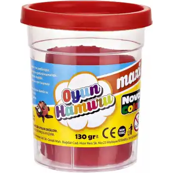 NOVA COLOR MAXİ OYUN HAMURU KIRMIZI NC-4141