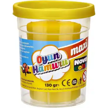 NOVA COLOR MAXİ OYUN HAMURU SARI NC-4140