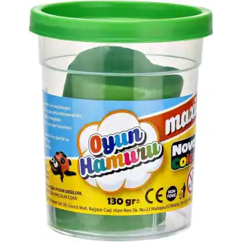 NOVA COLOR MAXİ OYUN HAMURU YEŞİL NC-4143