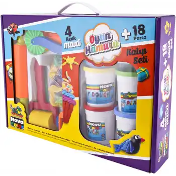 NOVA COLOR OYUN HAMURLU KALIP SETİ NC-851