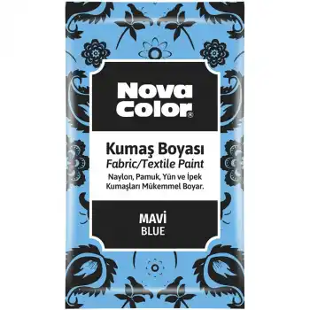 NOVA COLOR TOZ KUMAŞ BOYASI MAVİ 12 GR NC-902