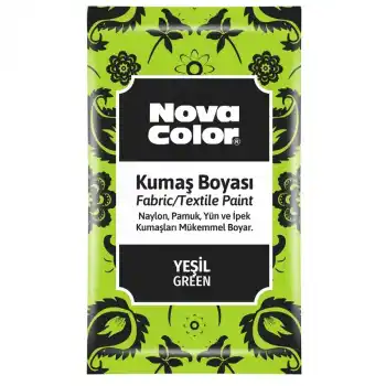 NOVA COLOR TOZ KUMAŞ BOYASI YEŞİL 12 GR NC-903