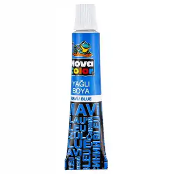 NOVA COLOR YAĞLI TÜP MAVİ NC-129