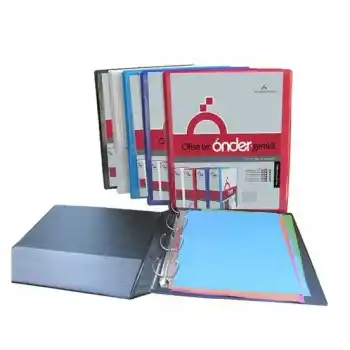 ÖNDER 3 CM 4 HALKALI BEYAZ KLASÖR 2013-5