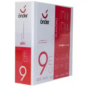 ÖNDER 9 CM 4 HALKALI BEYAZ KLASÖR 2019-5