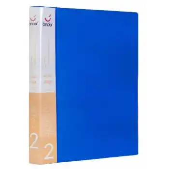 ÖNDER PP KAPAK MAVİ 2 HALKALI KLASÖR 1102-1