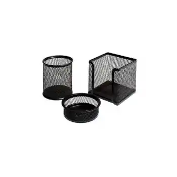 PASO 828 PLASTİK KALEMLİK 3 LÜ MASA SETİ