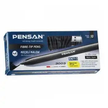 Pensan 3003 Siyah Keçeli Kalem