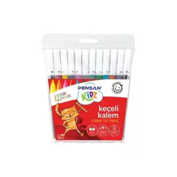 PENSAN KİDZ 12 RENK KEÇELİ BOYA 34020