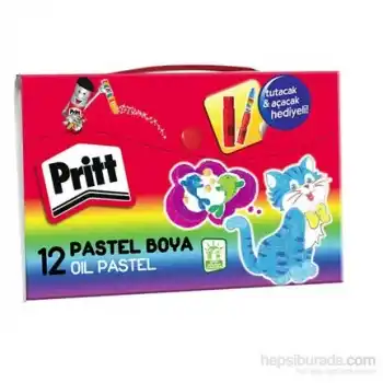 Pritt 12 Renk Çantalı Pastel 1048062