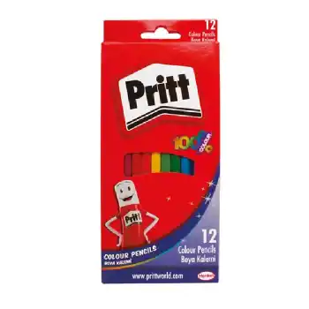 PRİTT 12 RENK KURU BOYA TAM BOY 1219734