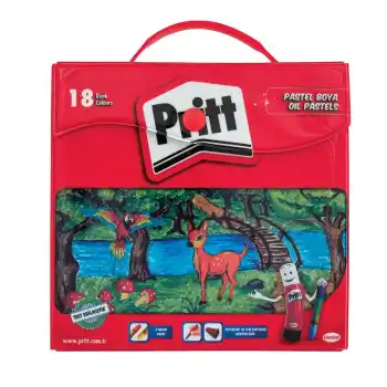 Pritt 18 Renk Çantalı Pastel 1048063