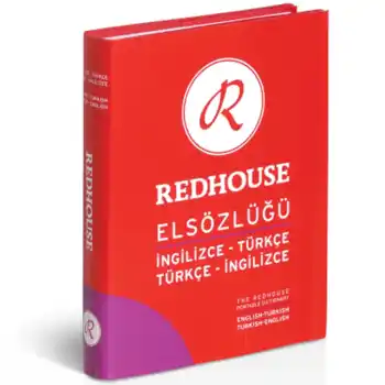 Redhouse Elsözlüğü Türkçe - İngilizce Rs005