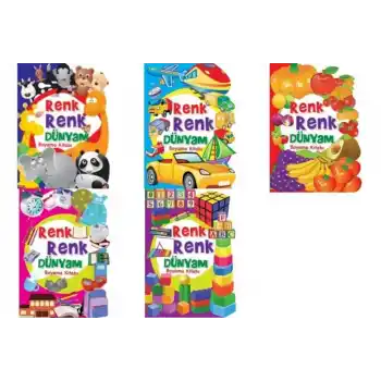 Renk Renk Dünyam Boyama 1-5 Ema Çocuk