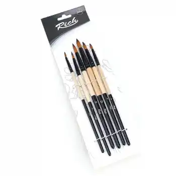 Rıch 11218 Detay 6 Lı Fırça Seti Seri 5 01320
