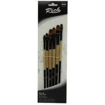 RICH 11220 KEDİ DİLİ 6 LI FIRÇA SETİ SERİ 2 01054