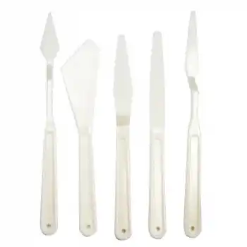 RICH 11248 5 Lİ PLASTİK SPATUL SET BEYAZ 01343