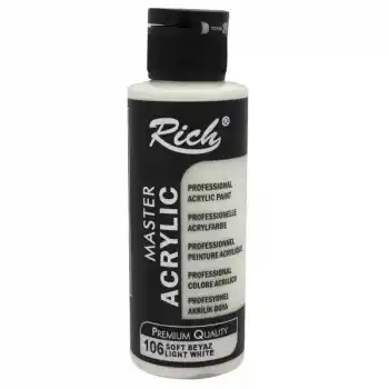 Rıch Akrilik Boya 106 Soft Beyaz 120 Cc