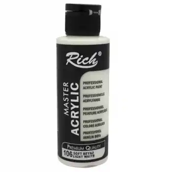 RICH AKRİLİK BOYA 106 SOFT BEYAZ 120 CC