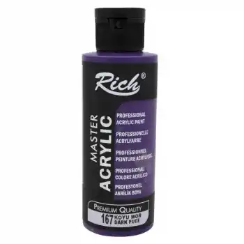 RICH AKRİLİK BOYA 167 KOYU MOR 120 CC