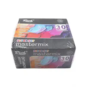 RICH MASTERMİX 60 ML AKRİLİK BOYA SÜPER SET 30 RENK 19847