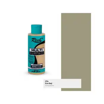 RICH MULTİ AKRİLİK BOYA 2114 KUM BEJİ 120 CC