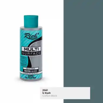 RICH MULTİ AKRİLİK BOYA 2240 İS SİYAH 120 CC