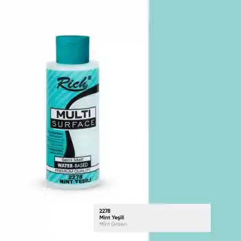 RICH MULTİ AKRİLİK BOYA 2278 MİNT YEŞİLİ 120 CC