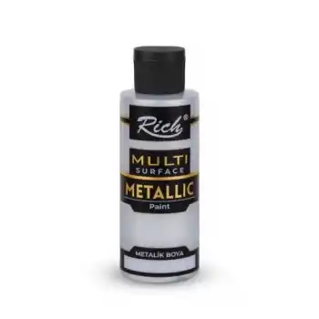 Rıch Multi Metalik Akrilik Boya 03710 Gümüş 120 Cc