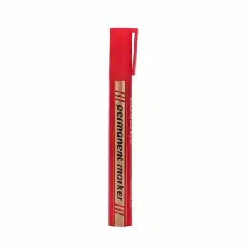 Rubenıs Yuvarlak Uç Permanent Marker Kırmızı Rpm-100k