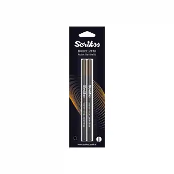Scrikss Siyah Roller Kalem Yedeği 2 Li Blister Src 888