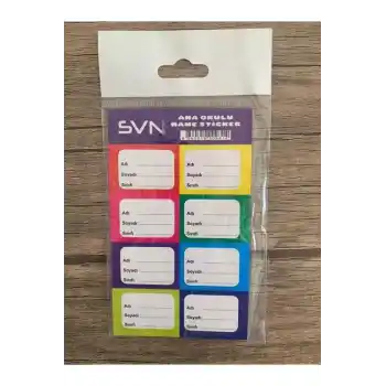 SEVEN ANAOKULU ETİKETİ 10 LU SVN-104