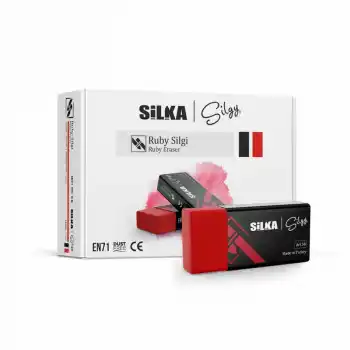 Silka Ruby Kırmızı Silgi 24 Lü Kt Art.58