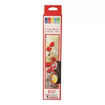Südor 6 Renk Guaj Boya Şişe 15 Ml Sd521
