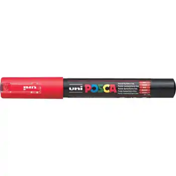 Uni-ball Pc-1m Posca Su Bazlı Marker Kırmızı 0.7