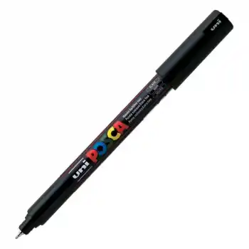 Uni-ball Pc-1m Posca Su Bazlı Marker Siyah 0.7