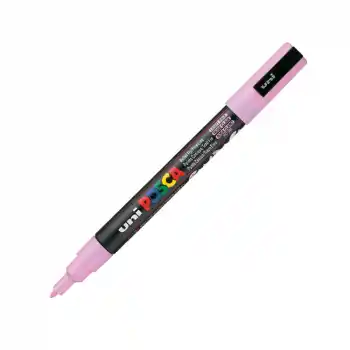 Uni-ball Pc-3m Posca Su Bazlı Marker Açık Pembe 0.9