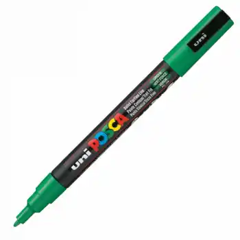 Uni-ball Pc-3m Posca Su Bazlı Marker Yeşil 0.9