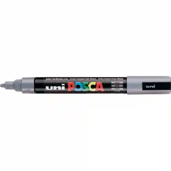 Uni-ball Pc-5m-posca Su Bazlı Marker Gri 1.8-2.5