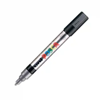 Uni-ball Pc-5m-posca Su Bazlı Marker Gümüş 1.8