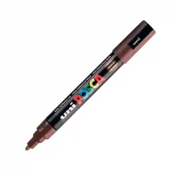 Uni-ball Pc-5m-posca Su Bazlı Marker Kahverengi 1.8