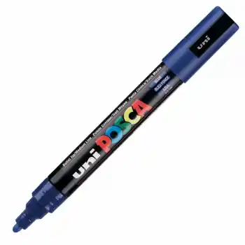 Uni-ball Pc-5m-posca Su Bazlı Marker Mavi 1.8