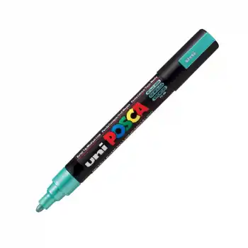 Uni-ball Pc-5m-posca Su Bazlı Marker Mt.yeşil 1.8