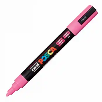 Uni-ball Pc-5m-posca Su Bazlı Marker Pembe 1.8
